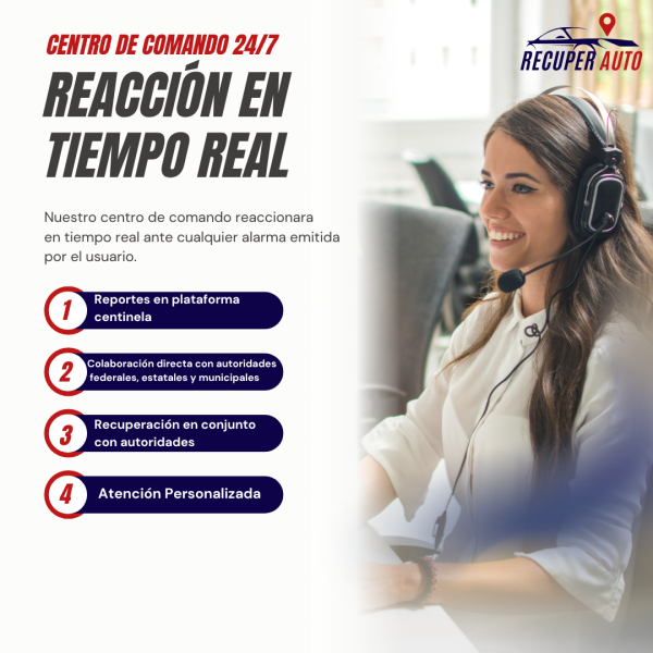 Servicio de Recuperación Vehicular con GPS incluido